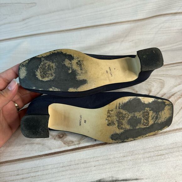 Valerie Stevens Blue Almond Toe Pumps Size 6 - Picture 8 of 8